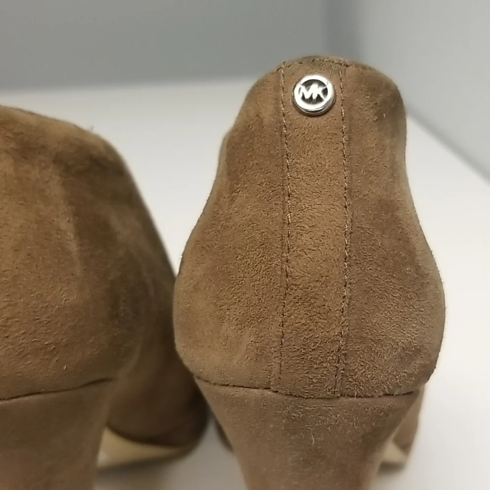 MICHAEL KORS suede booties